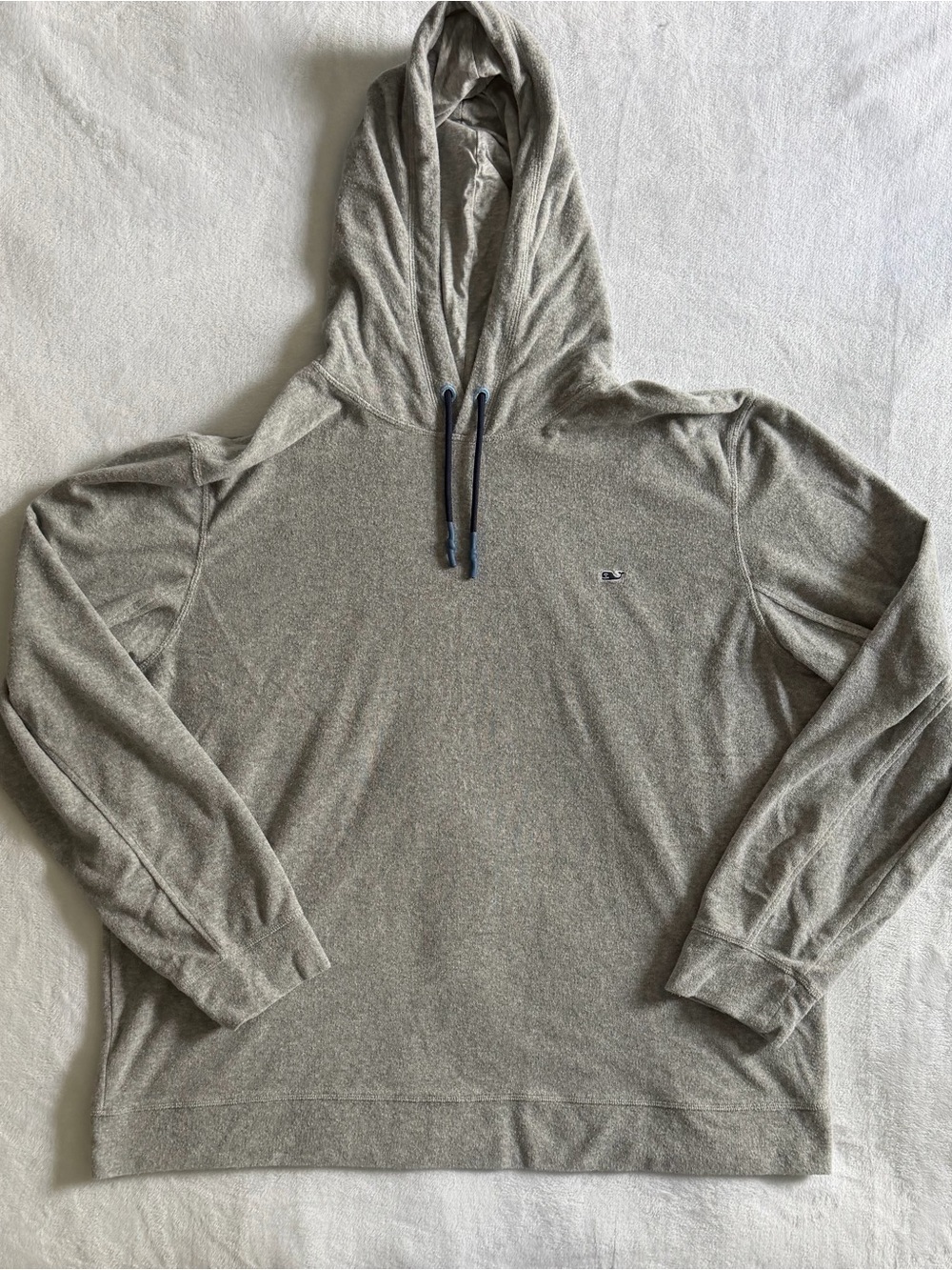 Vineyard Vines Hoodie Mens 2XL Gray Pullover
Whale Logo Terry Cloth Cotton Blend